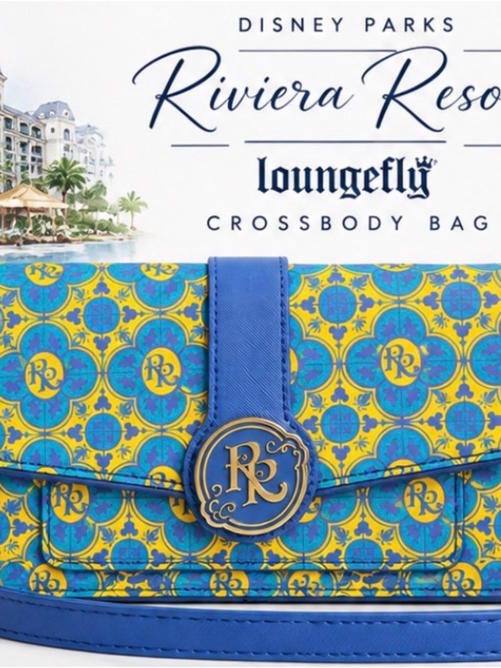 Disney Parks Loungefly Riviera Resort Crossbody Bag – Like New / Never Used